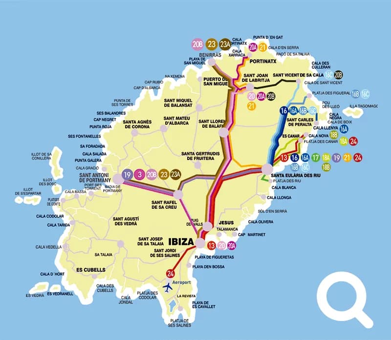 Cómo moverse por Ibiza sin coche